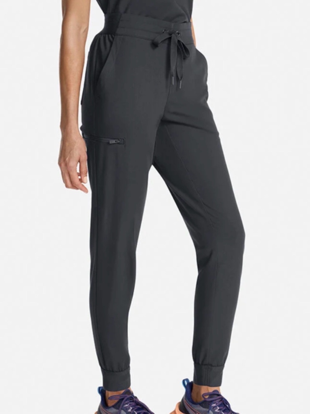 healing hands pewter Drawstring Zip Pocket Joggers